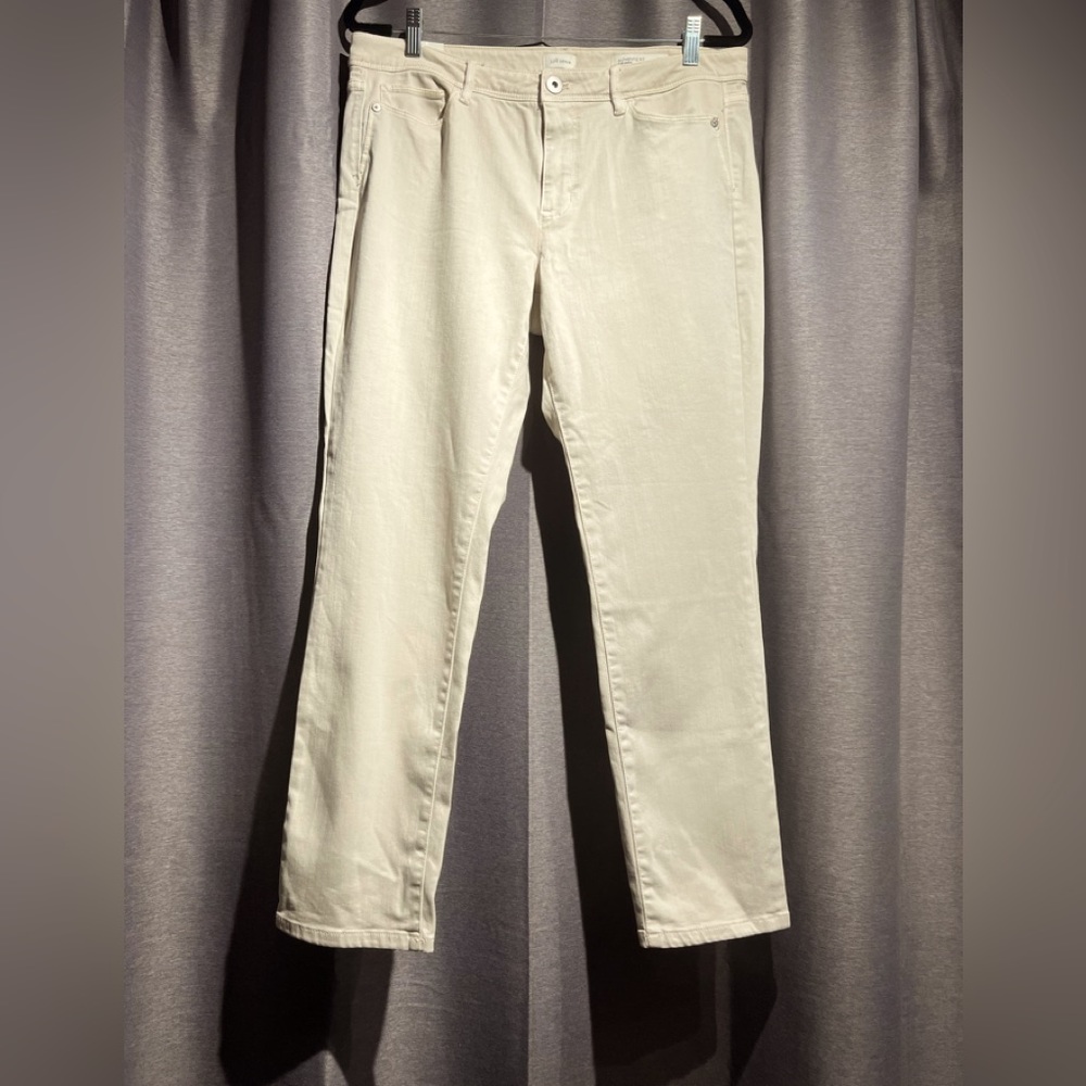 New J Jill Tan Jeans